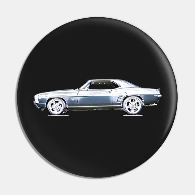 69 Camero Pin by blackjackdavey