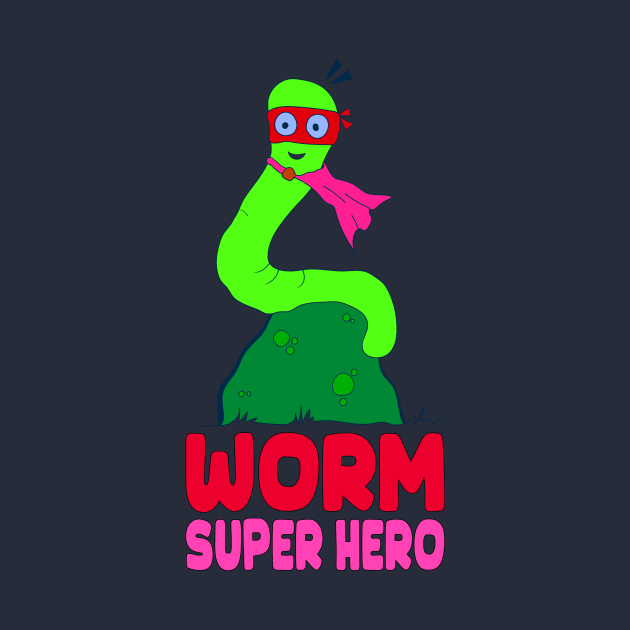 worm  super hero by ANNATEES