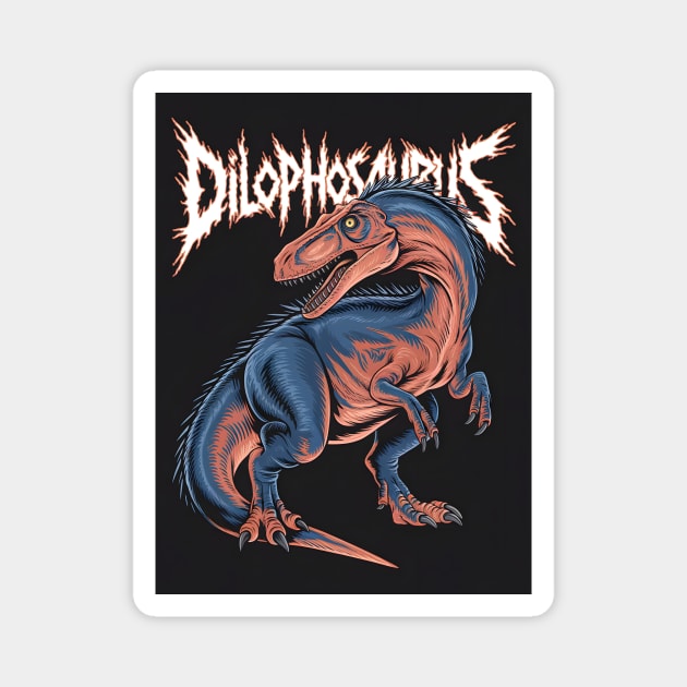 Dilophosaurus Magnet by animegirlnft