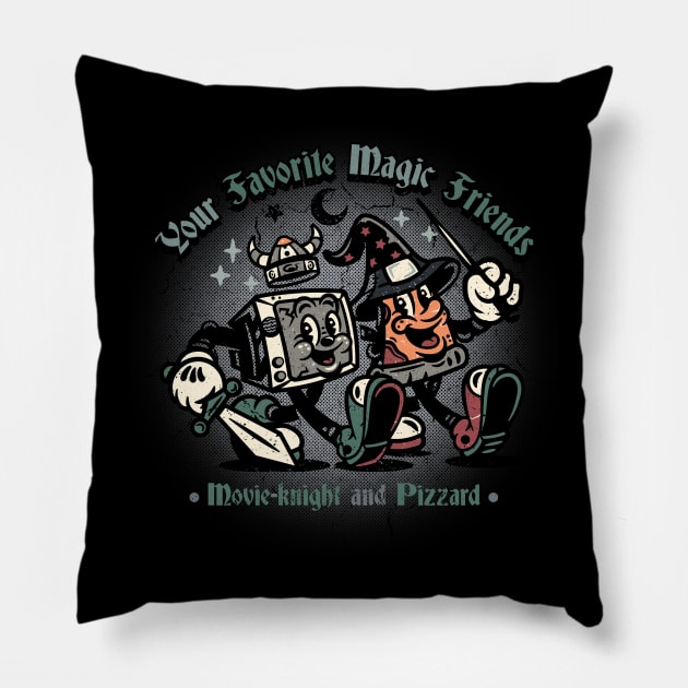 Your Favorite Magic Friends Pillow by laserblazt