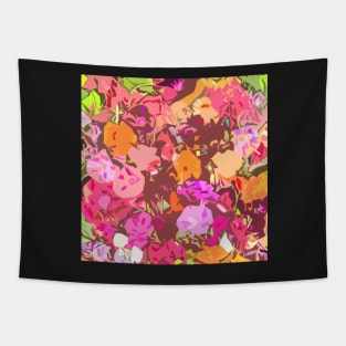 Pastel Small Flowers Abstract Tapestry