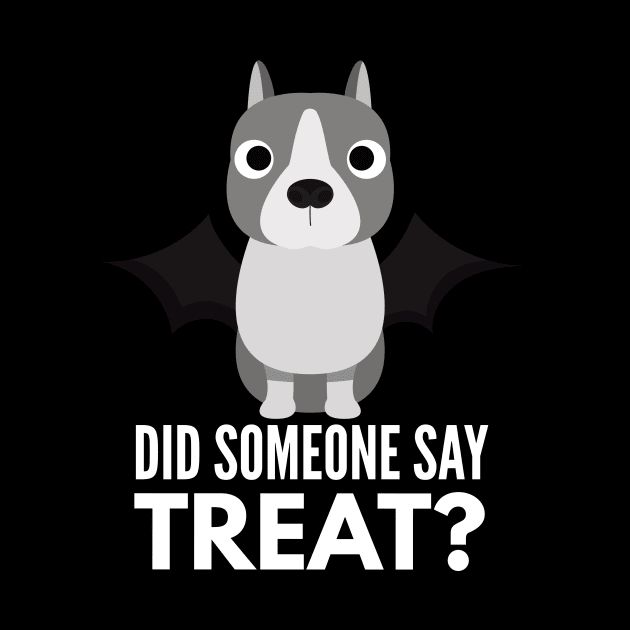 American Staffordshire Terrier Halloween Trick or Treat by DoggyStyles