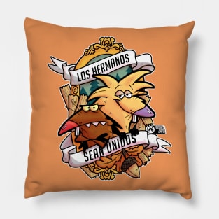 the angry beavers Pillow