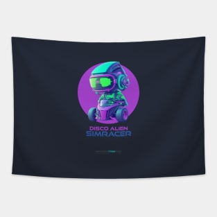 Disco Alien Simracer Tapestry