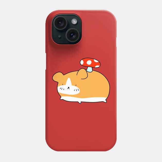 Mushroom Hamster Phone Case by saradaboru