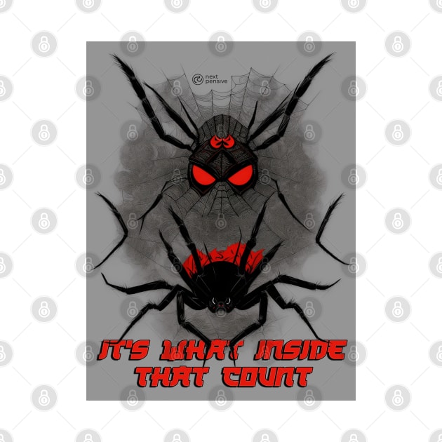 It's What Inside That Count - Japanese Retro Spider by nextpensive