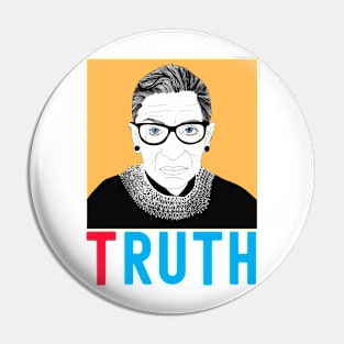 Womens Ruth Bader Ginsburg Truth Pin