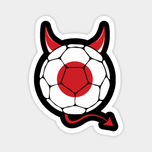 Japan Football Halloween Magnet