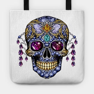 Bejeweled Skull #4 Tote