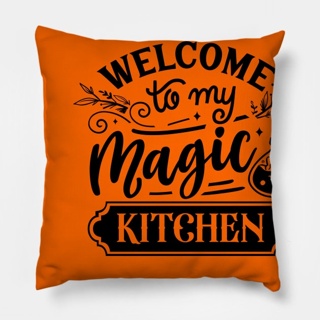 Welcome to my magic Pillow by Myartstor 