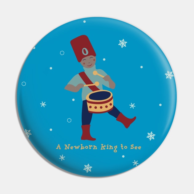 Christmas Drummer - Newborn King Pin by Limey Jade 