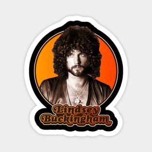 Retro Lindsey Buckingham Tribute Magnet