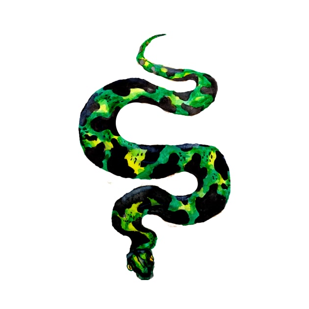 Green Snake by ZeichenbloQ