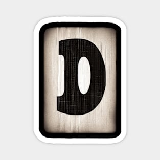 letter D Magnet