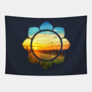 Paint Me A Sunset Tapestry