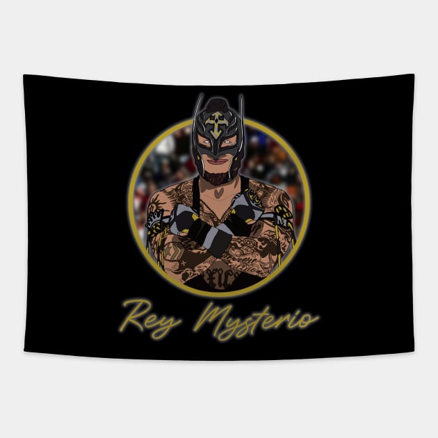 Rey Mysterio Tapestry by deadEYEZ