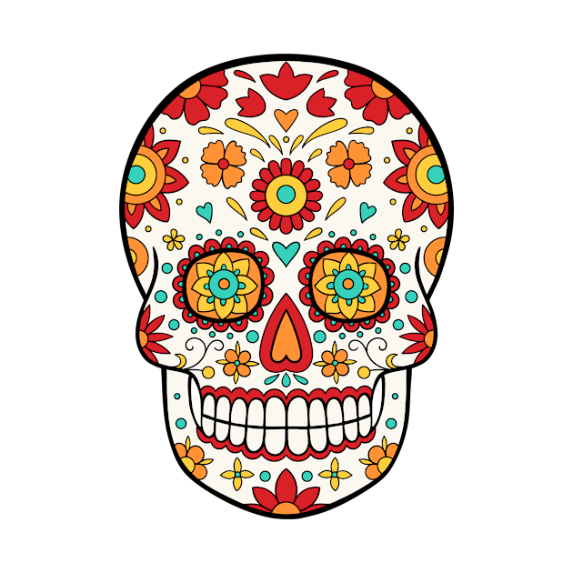 Sugar Skull Art by InshynaArt