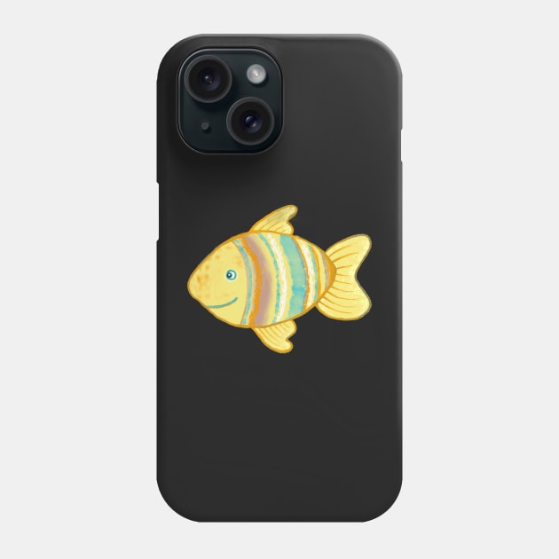 Fish´n Chips in the Lake Phone Case by colorofmagic