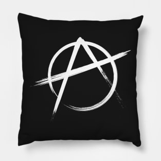 White Anarchy Pillow