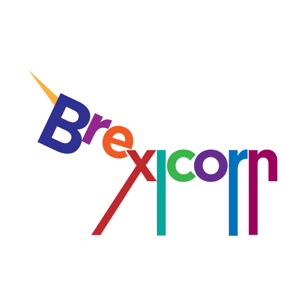 Brexicorn funny political Brexit Unicorn stay EU t-shirt by e2productions