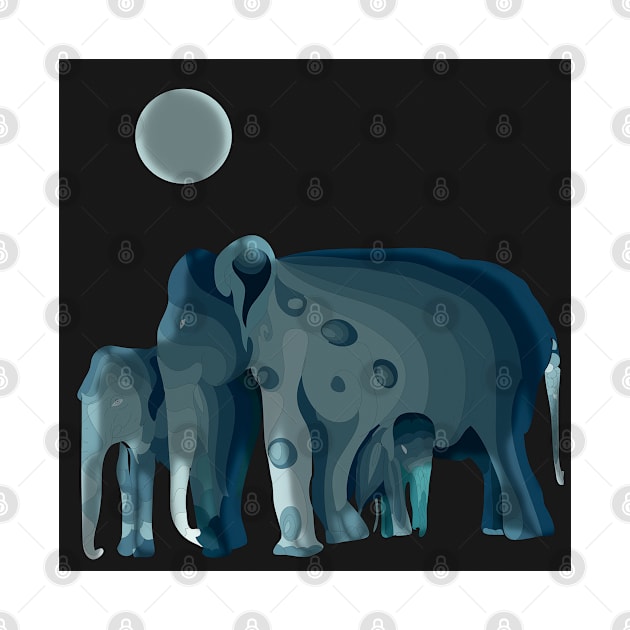 Magical Elephant by ROCOCO DESIGNS