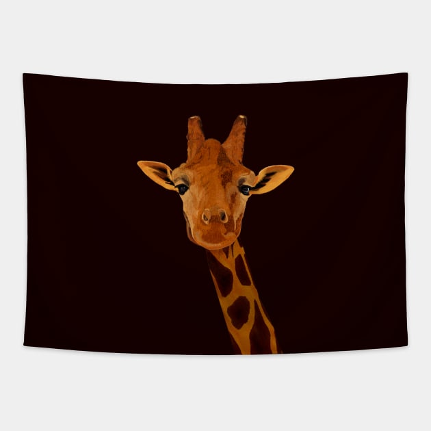 Giraffe Tapestry by artsandherbs