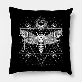 Deaths head Moth Pillow