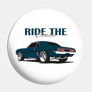 Muscle Car American Car Pin