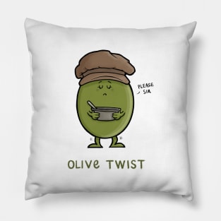 Olive Twist Pillow