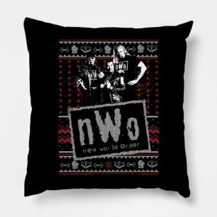 nWo Christmas Ugly Pillow