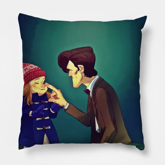 Amelia Pond Pillow by tumblebuggie