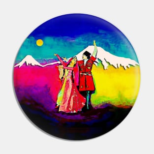 Dancing Armenian Pin