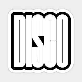 bold disco logo Magnet