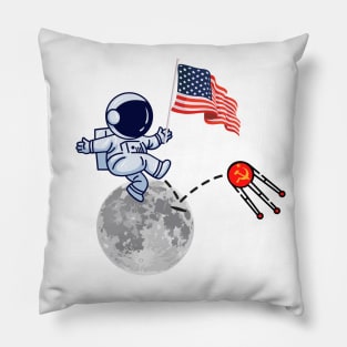 American Cold War Victory (Space Race) Pillow