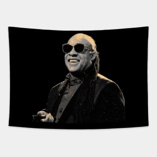 Stevie Wonder Grey Tapestry