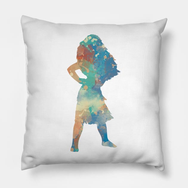 Character Inspired Silhouette Pillow by kimhutton