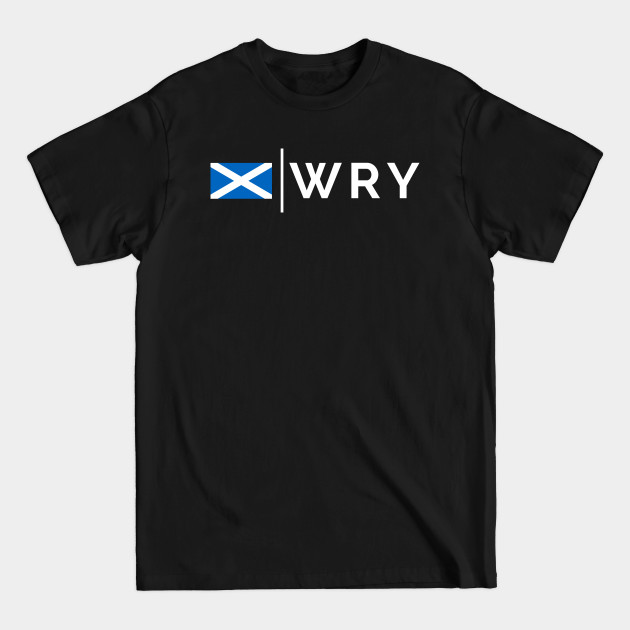 Discover WRY Westray Airport, Orkneys Scottish Saltire Flag of Scotland - Orkneys - T-Shirt