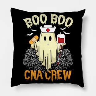 Boo Boo Crew Nurse Shirts Halloween Nurse Shirts for Women Pillow