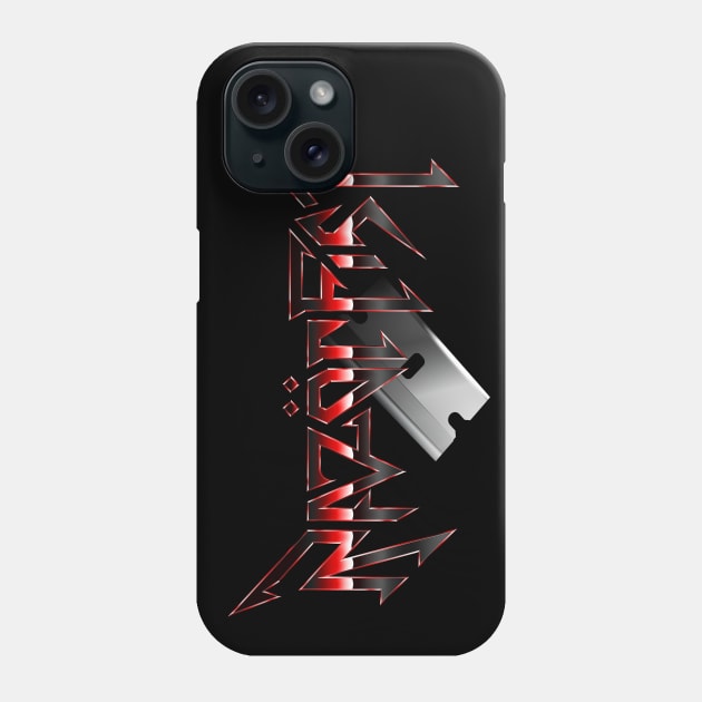 RazörFist Logo (Blood Chrome) Phone Case by RazorFist