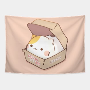 Muffin cat mochi delivery Tapestry