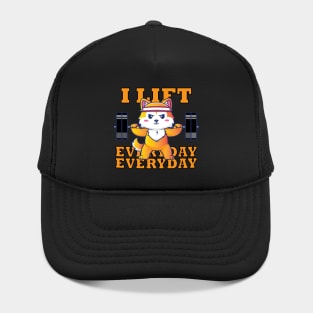 I Lift Everyday Cute Fox Gym Motivation | Limited Edition Hat