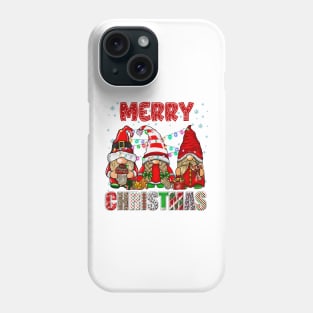 Merry Christmas Gnome Family Funny Xmas Tree Women Men Kids Phone Case