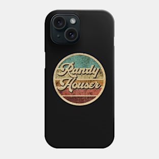 Tanatoraja, circle retro faded Randy Houser Phone Case