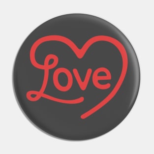 Love script Pin