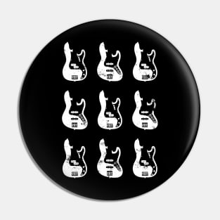 Bass Guitar Bodies Dark Theme Pin