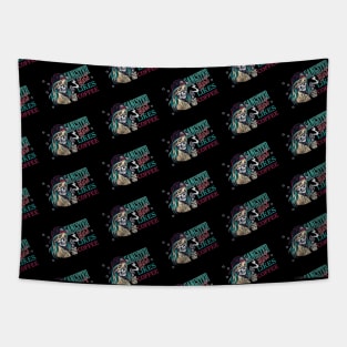 Gangster girl pattern design Tapestry