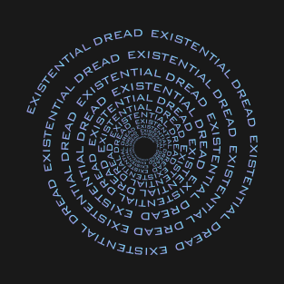 Existential Dread Vaporwave Aesthetic Black Hole Sad Boys T-Shirt