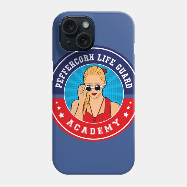 Peffercorn Life Guard Academy Phone Case by DeepDiveThreads