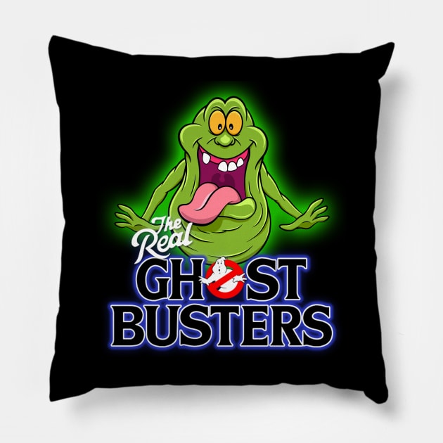 I've been slimed Pillow by Python Patrol