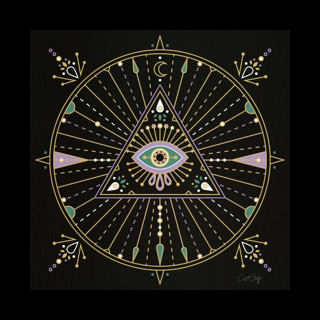 Evil Eye Mandala by CatCoq